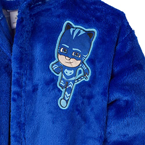 PJ Masks Toddler Boy's Plush Fleece Robe3