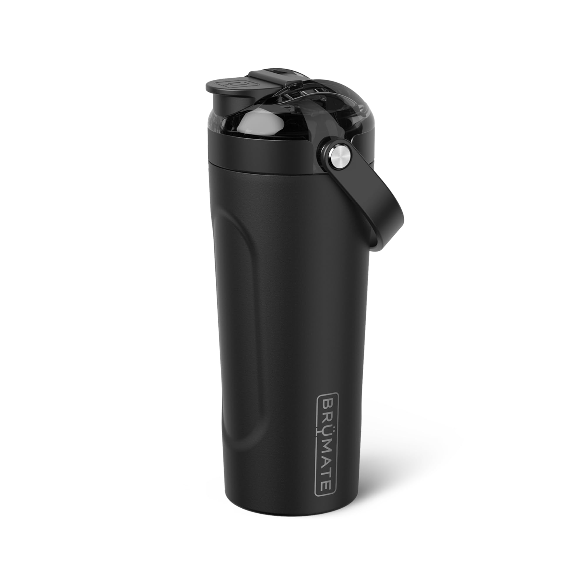 BrüMate MultiShaker Blender Shaker Bottle | 100% Leakproof Insulated Stainless Steel | Pre Workout and Protein Shaker Bottle for the Gym | 25oz (Matte