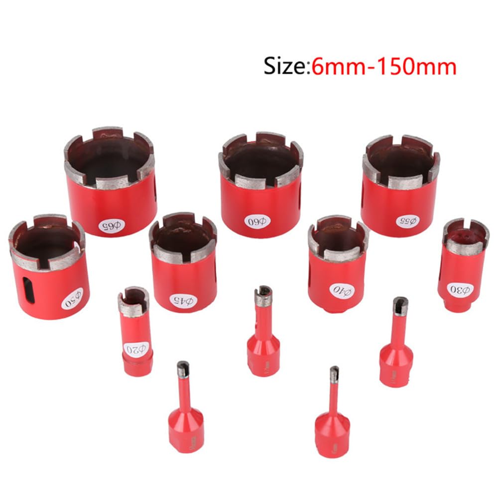 M14 Foro per marmo Apri foro per sinterizzazione Punta diamantata per sega a tazza Punta da trapano per piastrelle in mattoni di granito Strumento di perforazione per pietra in calcestruzzo ceramico,