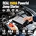 VTOMAN X3 Jump Starter with Air Compressor, 3500A Portable Car Battery Jumper Starter (9L Gas/8L Diesel Engines) with 160PSI Auto-Shutoff Tire Inflator, 12V Lithium Battery Booster Pack, Jump Box
