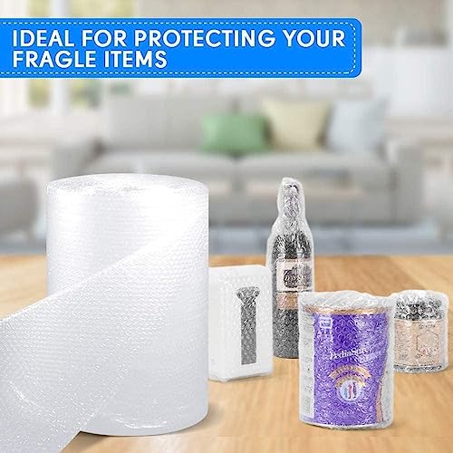 Taimi Air Bubble Wrap Packing Roll for Safety & Sealing 25M*50CM (Pack of 2)