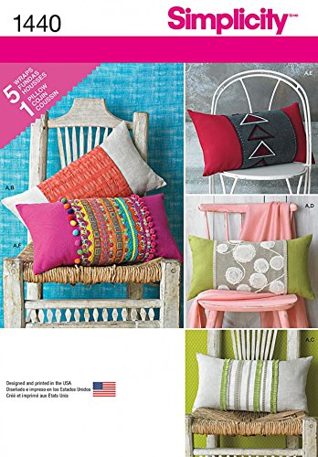 Patron de couture facile Simplicity 1440 pour housses de coussin