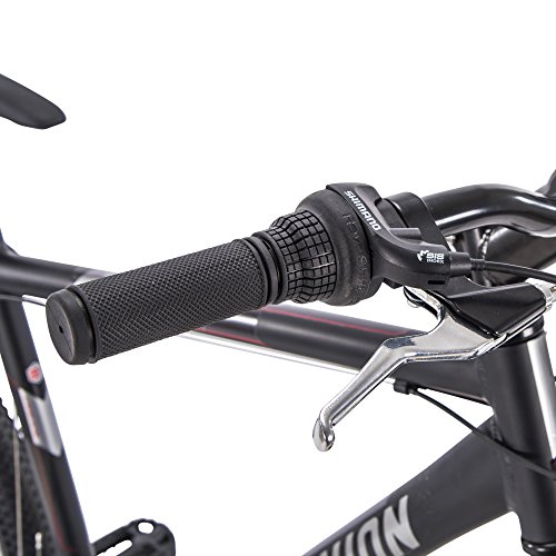 27.5" Royce Union RMT Mens 21-Speed All-Terrain Mountain Bike, 22" Aluminum Frame, Twist Shift, Matte Black - Thumbnail 5