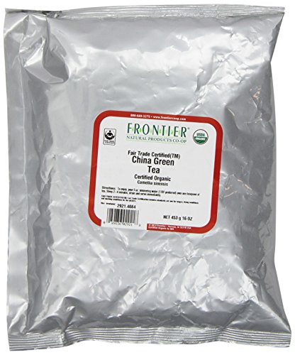 , 1lb Bulk Bag - Chinese Green Tea Loose Leaf - Aromatic, Fl