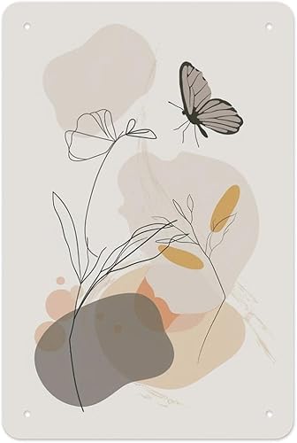 Miniatura 29 de Coastal Tulips with Ocean Waves Metal Tin Sign Wall Decor Retro Sign for Home Living Room Bedroom Coffee Wall Decor Halloween Christmas Gifts