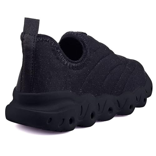 Tenis Infantil De Led Masculino Feminino Calce Facil Meia Cor:Preto;Tamanho:33
