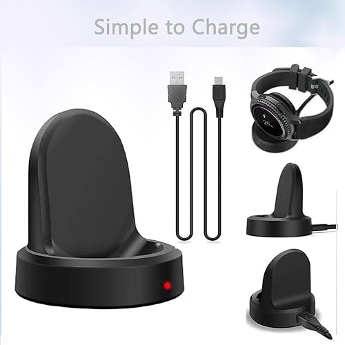 Miniatura 2 de Cargador de reloj Samsung Gear S3/S4 - Cargador de reloj Frontier estable de velocidad rápida