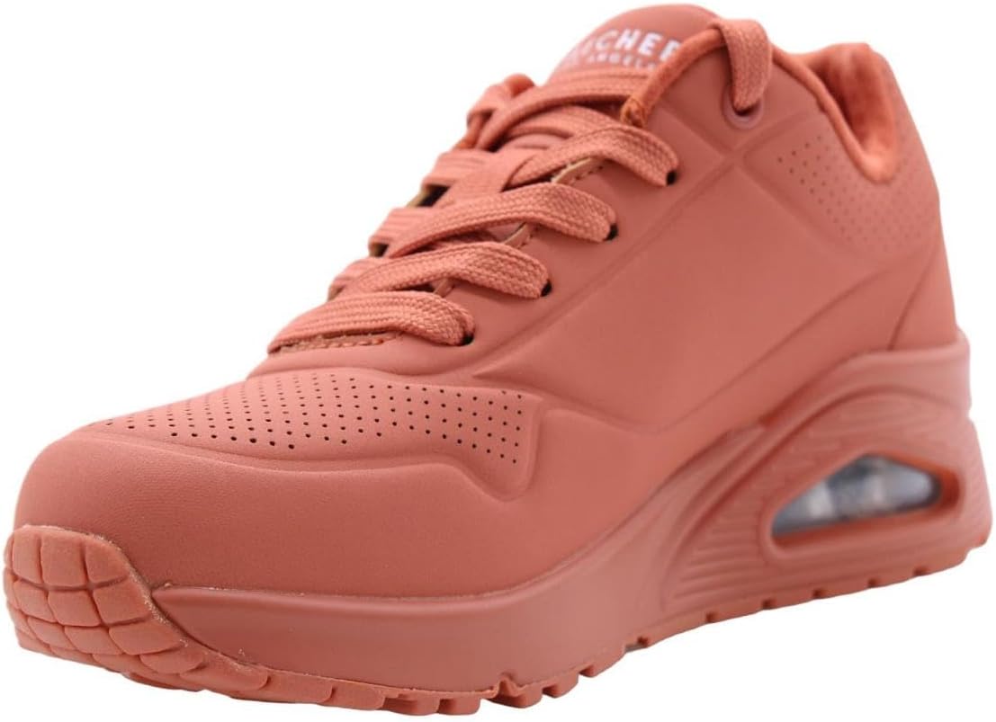 Skechers Women's Uno-Stand on Air Sneaker, Rust, 7