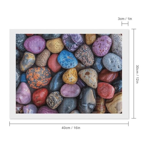 Kit peinture diamant 5D rochers avec toile numérotée haute définition 30x40 cm - 2