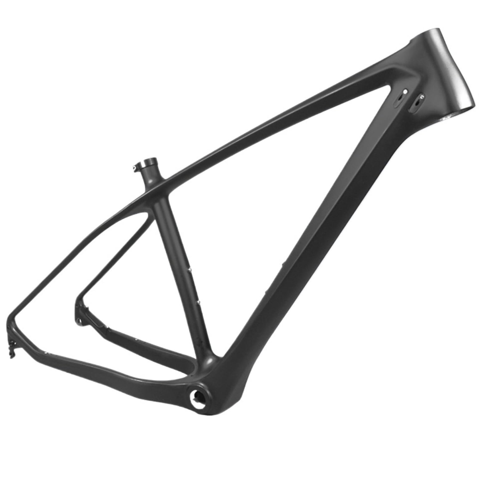 Kompatibel mit 26ER x 12,7 cm Carbon-Fat-Bike-Rahmen, BSA Steckachse 197 x 12 mm Snowbiking-MTB-Rahmen-Set (hellblau, 45,7 cm matt)