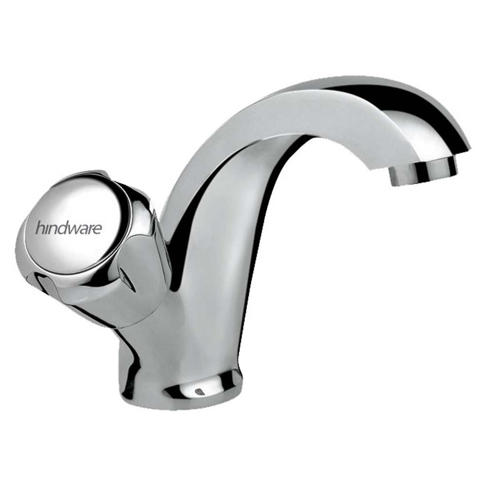 Hindware F100012QT Contessa Swan Neck Tap with Left Hand Operating Knob ...