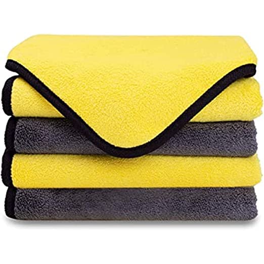 SHFTI Microfiber Cleaning Cloths, Drying Towel, All-Purpose Softer Highly Absorbent, Lint Free, Streak Free Wash Cloth for House, Kitchen, Car, Window, Gifts (30 X 30 CM, Pack of 4) (B0BSFHZJ6J) Amazon Price History, Amazon Price Tracker