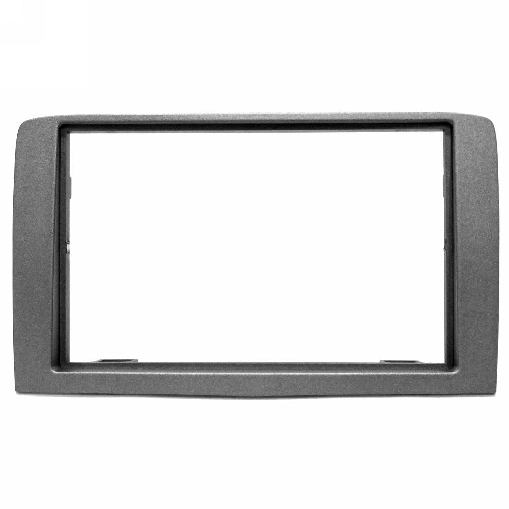 Mascherina Stereo Senza Travertino Colore Grigio Chiaro Adattatore Montaggio Autoradio 2 DIN Specifico per MUSA Prodotte dal 2004 in poi - 10.5102/S