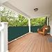 Malloom Grün Sichtschutz Zaunblende, 2x15m Zaunblende150 g/m² Schattiernetz Tennisblende, Windschutz UV-resistent Reißfest, mit Löcher und Kabelbinder für Garten, Balkon, Terrasse, Veranda