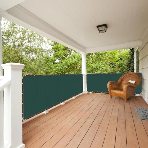Malloom Grün Sichtschutz Zaunblende, 2x15m Zaunblende150 g/m² Schattiernetz Tennisblende, Windschutz UV-resistent Reißfest, mit Löcher und Kabelbinder für Garten, Balkon, Terrasse, Veranda