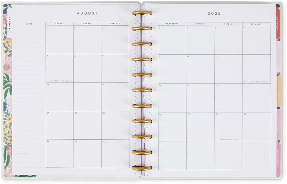Ub Spring 2023 Calendar Amazon.com : Happy Planner Daily 12 Month Teacher Lesson Planner – Aug 2022  – July 2023 – Daily, Weekly & Monthly Disc-Bound Pages – Teacher Layout –  Springtime Flora – Big Planner 8.5" X 11" : Office Products