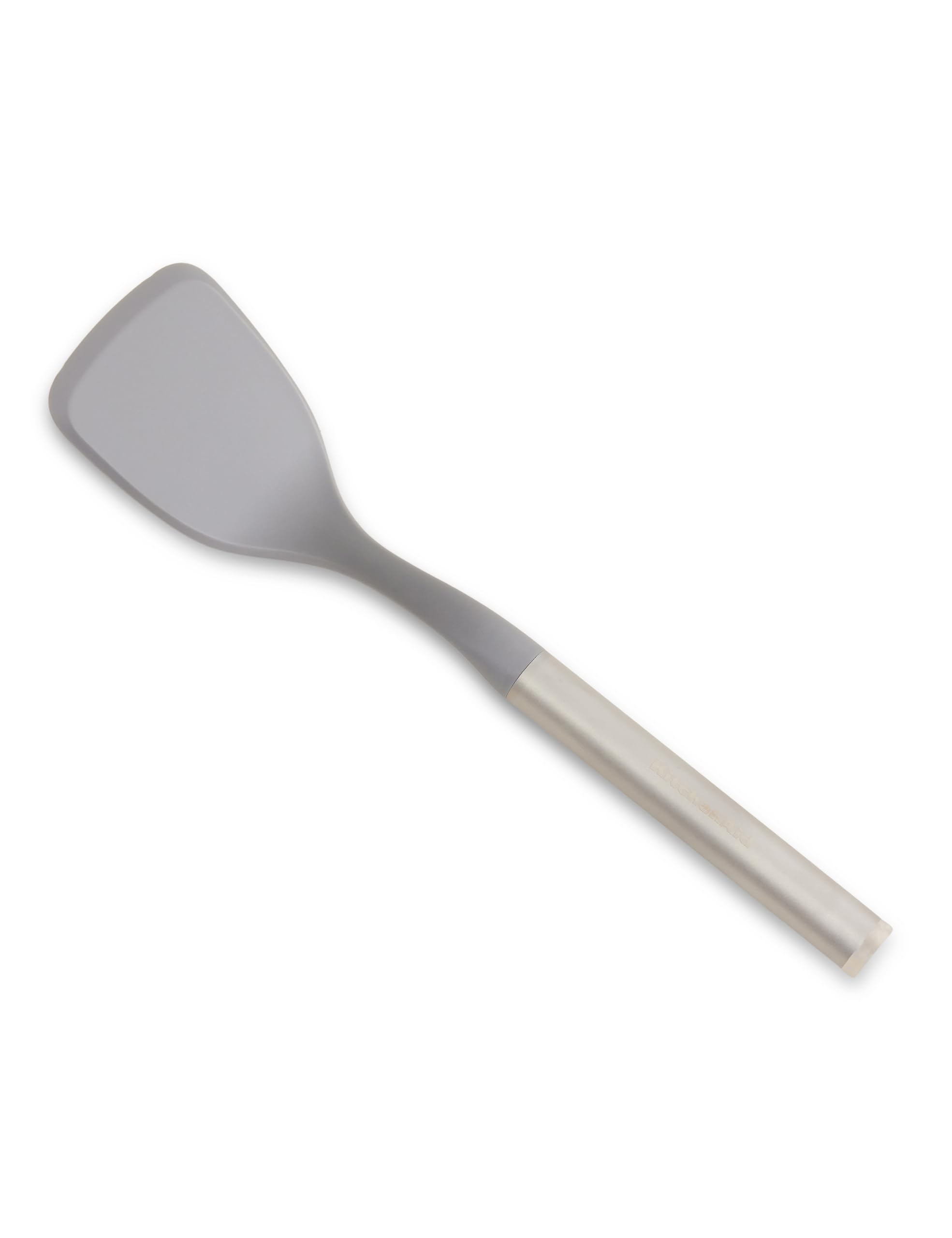 KitchenAid Kurzer Pfannenwender mit kompaktem Edelstahlgriff für zusätzliche Kontrolle, antihaftbeschichtet, langlebig, spülmaschinenfest