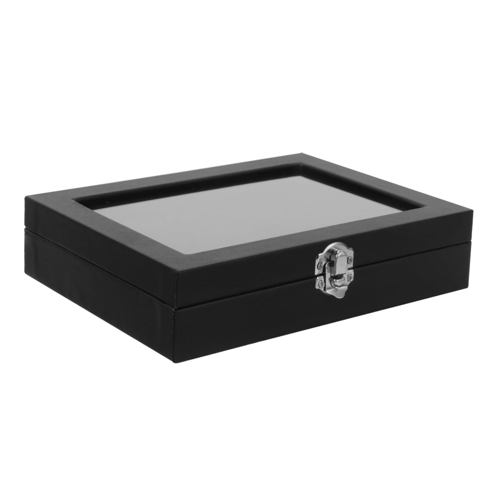 TOPBATHY Scatola Porta Spille Nero in Acrilico con Coperchio Trasparente, Contenitore per Gioielli Resistente e Antipolvere, Organizer per Collezionisti di Spille