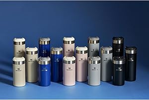 Stanley AeroLight Transit Bottle 20 oz | Locking Drink Through Lid | Leak Resistant Water Bottle or Coffee Travel Mug | Lightweight Insulated Stainless Steel | BPA-Free | Toast