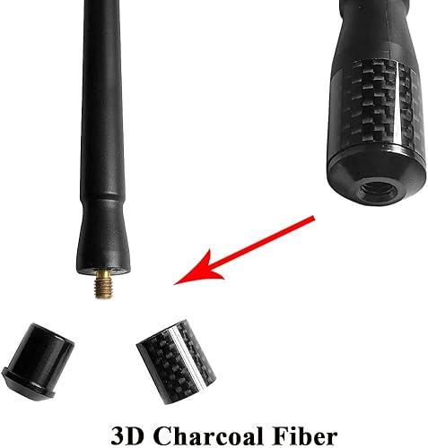 Miniatura 5 de Antena de radio para camión apta para Chevy Silverado (1999-2024) y para GMC Sierra/Denali (1999-2024) | Recepción de radio AM/FM optimizada |