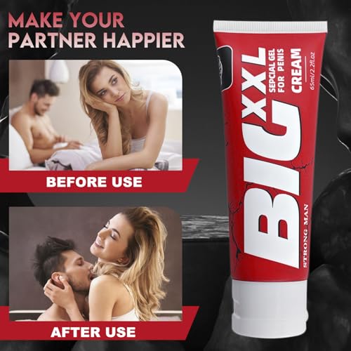 2 PCS Riesige Männer Penis XXL Creme 65ml, Vergrößerungs & Wachstumscreme für Männer, Extender Creme für Männer, Massagegel für verbesserte männliche Leistung