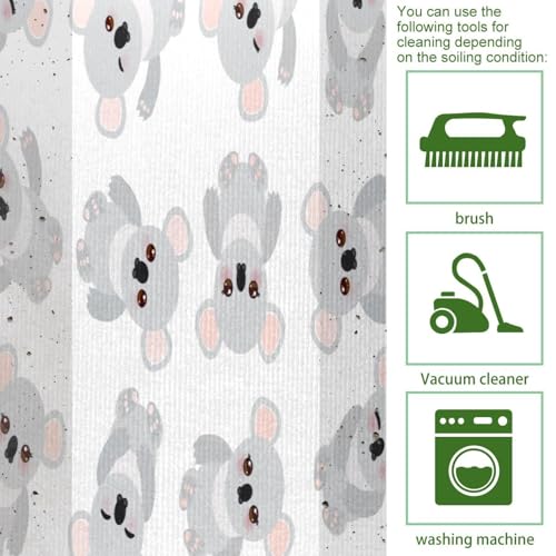 Tapete de cocina absorbente lavable con base antideslizante de koala 5