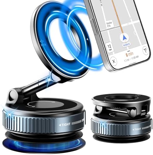 Magnetic Phone Holder for Car, 2026 Model N52 Magnets Pro, 108 LBS Ultra Strong Suction, Ideal Gift for Drivers, Perfect Present for Car Lovers, Magnetic Compatible