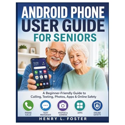 ANDROID PHONE USER GUIDE FOR SENIORS: A Beginner-Friendly Guide to Calling, Texting, Photos, Apps & Online Safety
