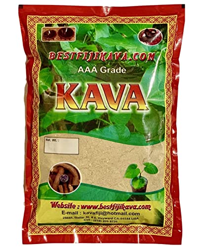 FIJI'S #1 AAA Grade Waka Kava Root Powder - 1 LB | 100% Noble Kava Powder | Made from Pure Fijian Kava Kava Roots | Fiji'sKava.com
