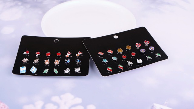 51 Orecchini Per Bambine | Acciaio Inox Ipoallergenico | Animali, Fiori, Stelle