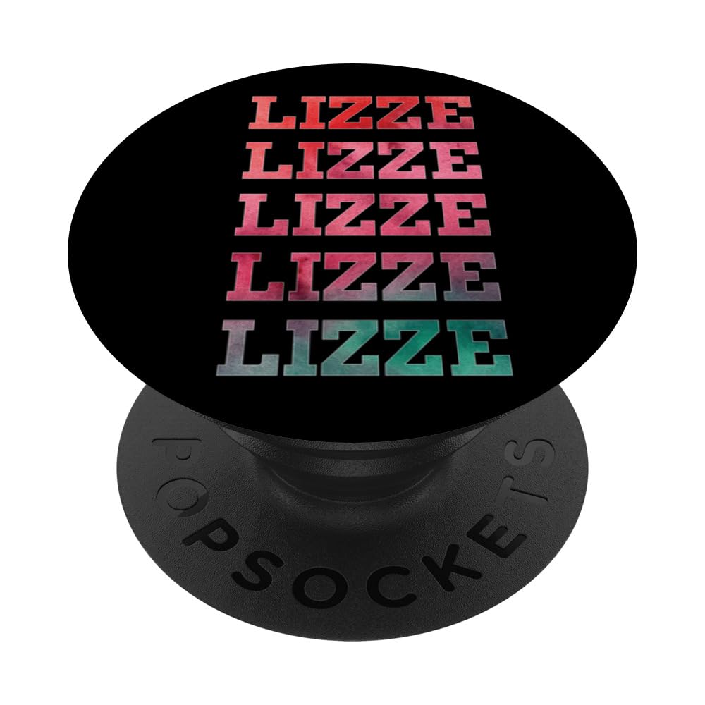 Personalized Name Lizze I love Lizze vintage PopSockets Swappable PopGrip