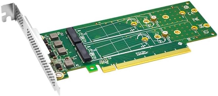 PCIe 5.0 x16 to 4 Port M.2 NVMe SSD Adapter