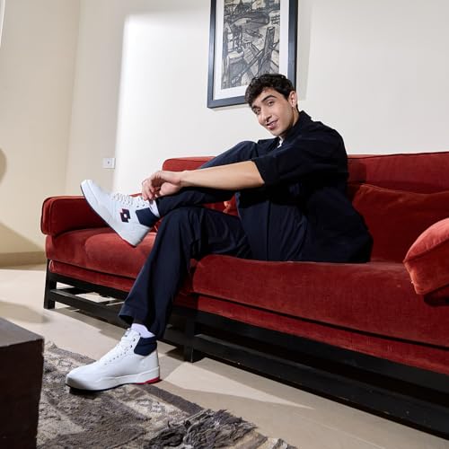 Image of Lotto Men Hoop Star Citta High Sneakers