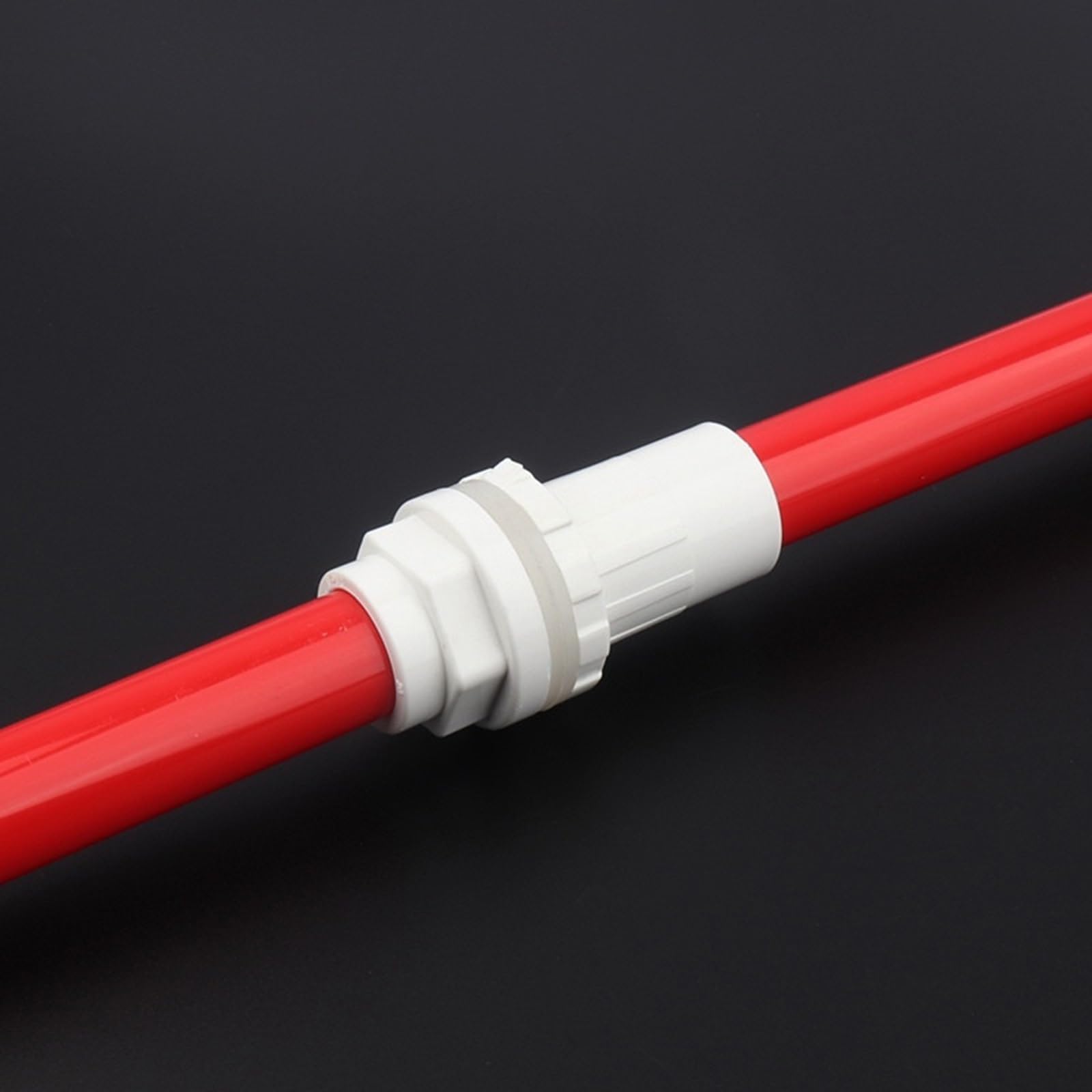 2 stücke Rohre 50 cm Rohr Rot PVC Rohr Wasser Versorgung Hause Bewässerung Aquarium PVC Rohr Aquarium Zubehör Rohr(Outer diameter 32mm)