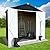 SemiKeem 6x4ft Metal Outdoor Storage Shed,Bike Shed & Outdoor Storage, Large Garden Tool Metal Shed, Garden Storage Cabinet with Door & Lock, Outdoor Metal Shed for Backayrd, Patio,Lawn,Brown