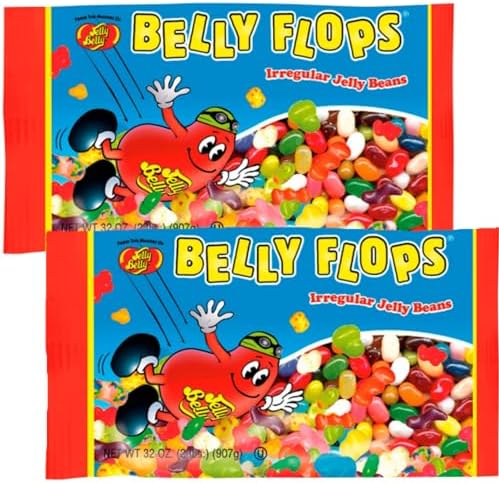 Jelly Belly Belly Flops® Jelly Beans - 2 lb. Bag - 2 Pack - Official, Genuine, Straight from the Source