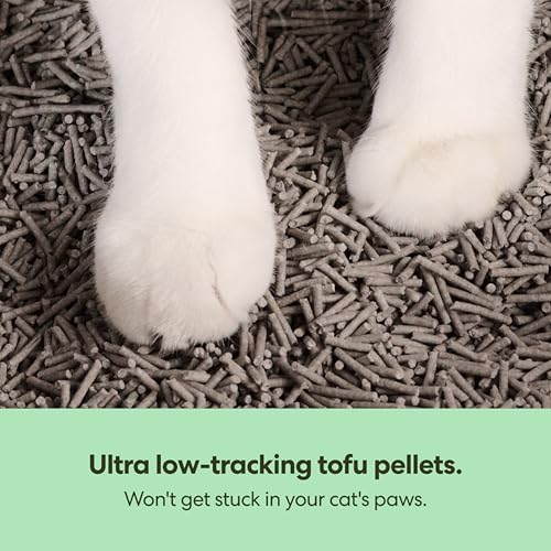 Tuft & Paw Really Great Cat Litter, Ultra Low Tracking Tofu Cat Litter, Clumping, Flushable, Odor Control, Dust-Free, Unscented - 9.25lbs x 2Bags (Charcoal) - Image 3