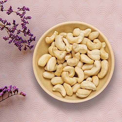 Image of Conscious Food 100% Organic Whole Cashew Nuts W240 | 400 g | Konkan Kaju | Crunchy & Rich | Value Pack | Source of Energy Vitamins & Minerals, Protein, Dietary Fibre