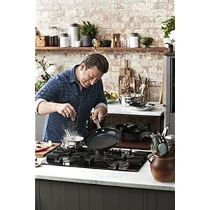 Jamie Oliver Brushed Pan Set Stainless Steel Jamie Oliver Brushed Pan Set Stainless Steel