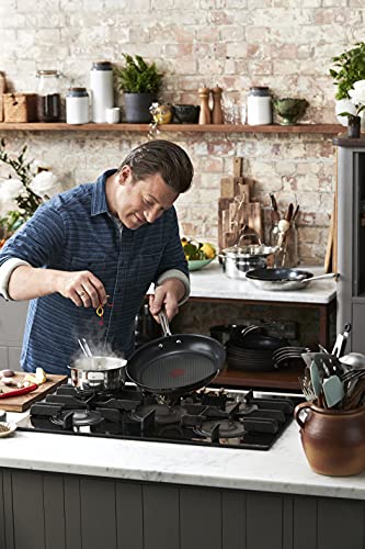Jamie-Oliver-Brushed-Pan-Set-Stainless-Steel Jamie Oliver Brushed Pan Set Stainless Steel