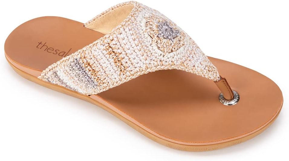 The Sak Shana Thong Sandal in Crochet, Slip On Entry