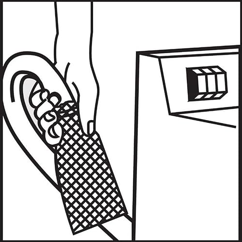 Miniatura 4 de Trampa de pelusa de nailon para sistemas de drenaje de lavadora y mangueras de descarga. Se adapta a todas las lavadoras (3 colectores de terciopelo