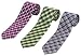 Set of 3 Elegant Neck Ties By Mens Collections (plaid)