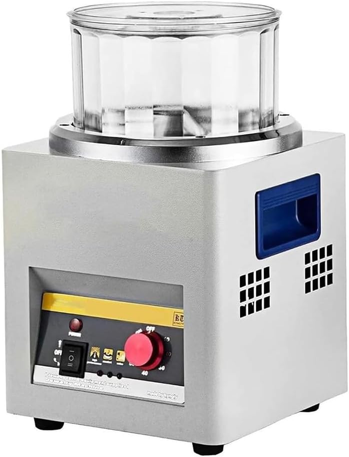 Jewelry Polisher Tumbler, Professional Jewelry Finishing Machine for Surface Polishing, Antique Coin Polishing & Buffing Machine, Mini Diamond Ring Vibration Polishing Machine
