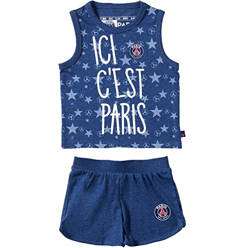 Paris Saint-Germain Ensemble Débardeur + Short bébé PSG - Collection Officielle Taille bébé garçon 12 Mois