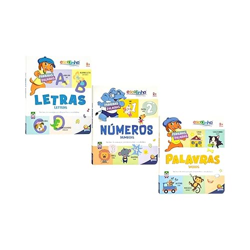 Kit Escolinha Primeiras Palavras: Numeros, Letras e Palavras