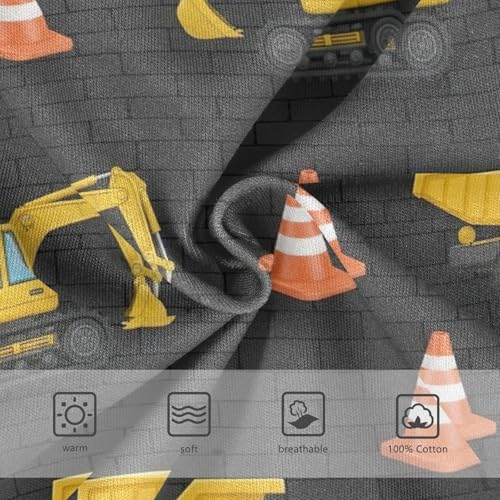 ODAWA Cute Trucks Excavators Toddler Briefs Cotton, Toddler Underwear Boys 2T3