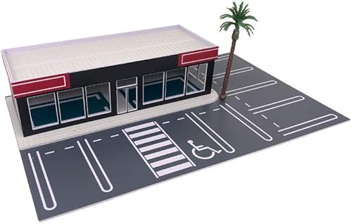 Outland Models - Escenario para autos a escala - ConcesionariaSala de exhibición de autos escala 164