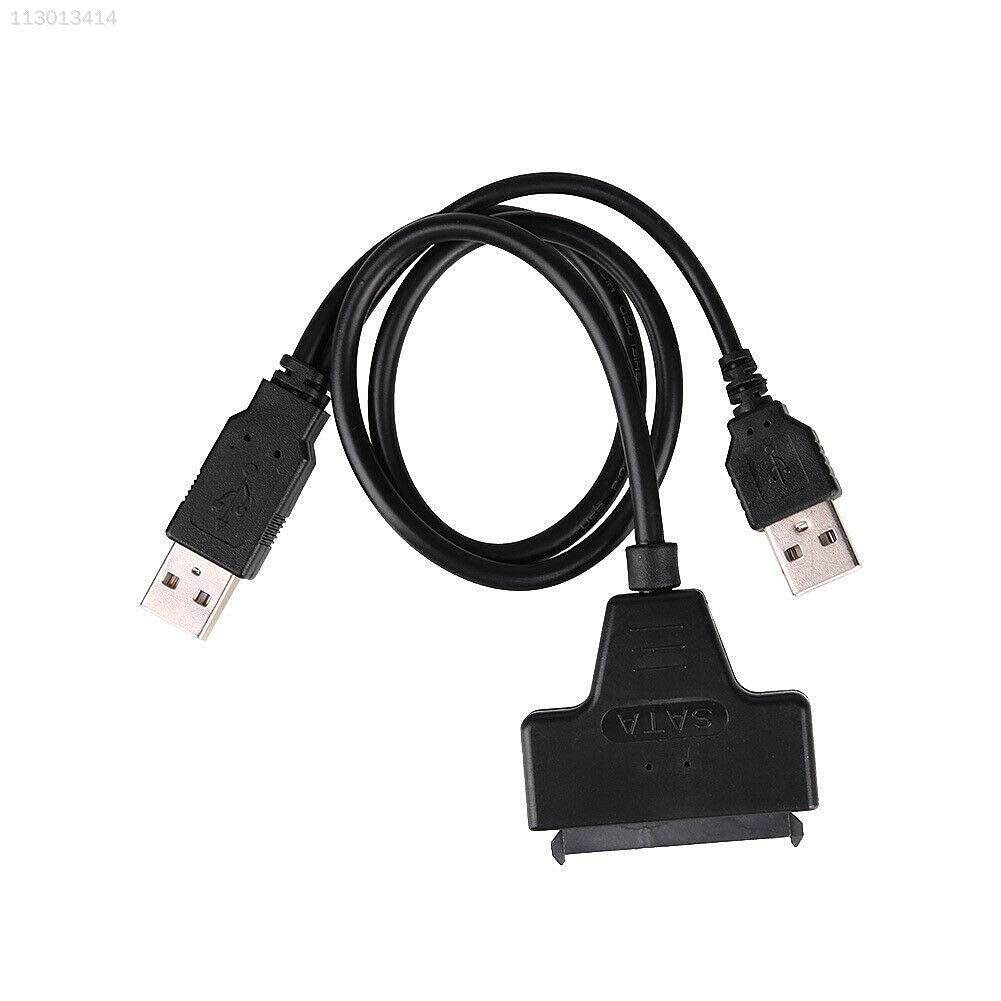 ubersweet® Imported D5B4 USB to 2.5" 15+7 Pin Hard Disk Drive HDD Cable Adapter for Laptop PC_35077-image-38