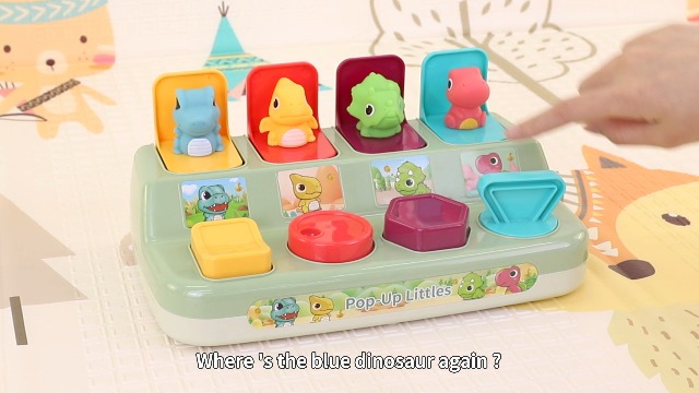 Amazon.com: Aiqi Interactive Pop Animal Up Pals Baby Toy,Cause and